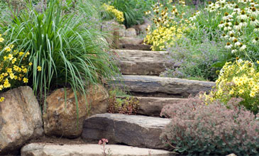 Garden, pool, landscape design and construction at Westchester's Westover Landscape Design